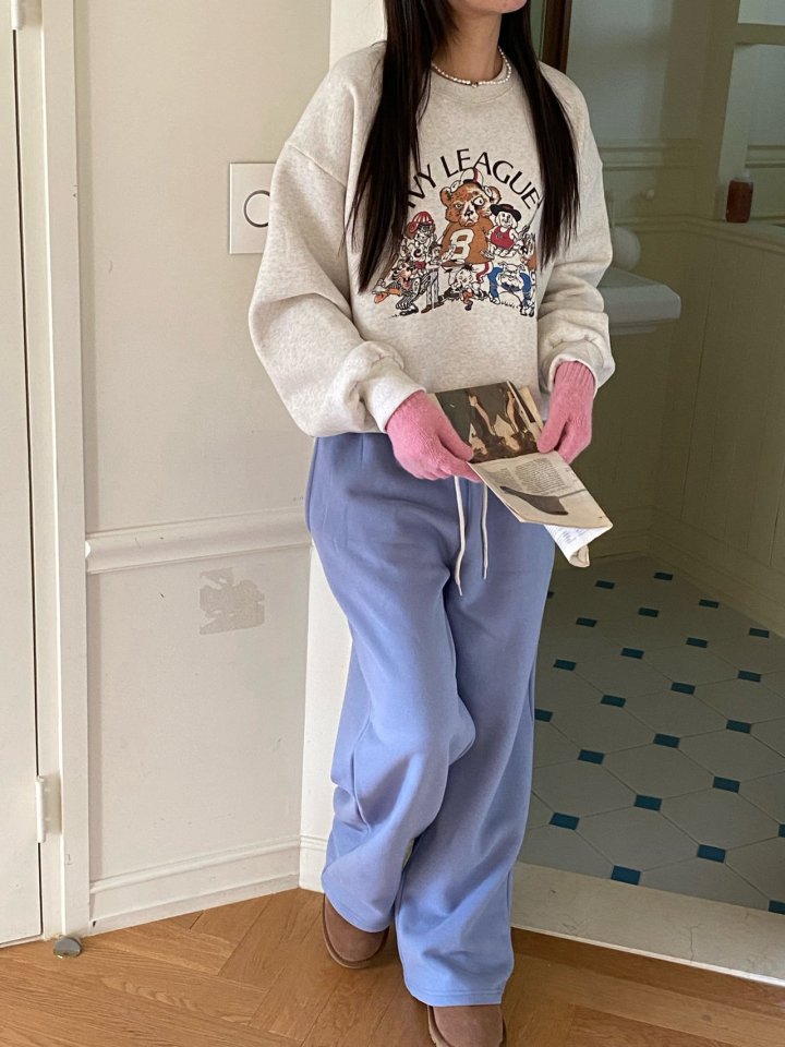 Diana - Korean Women Fashion - #womensfashion - Ivy Fleece Sweatshirt - 3