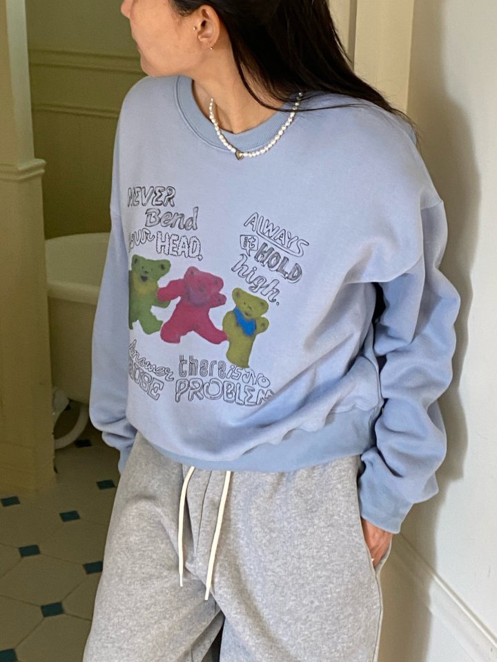 Diana - Korean Women Fashion - #womensfashion - Never Bear Sweatshirt - 11