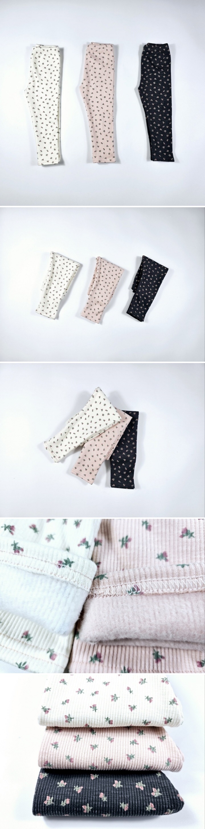 Dolphin - Korean Children Fashion - #toddlerclothing - Fleece Flower Leggings