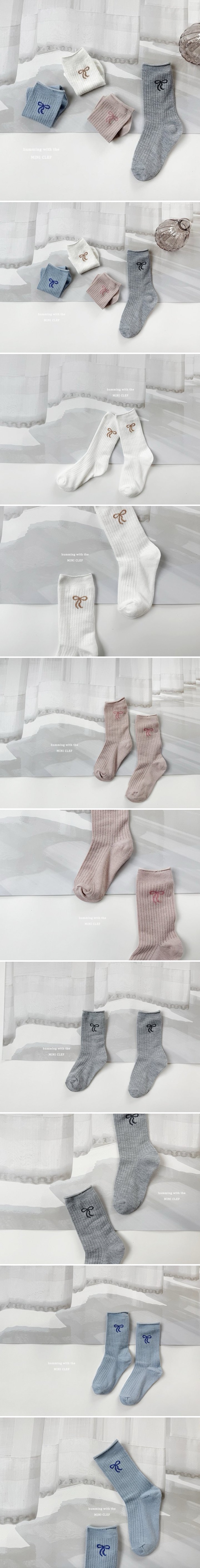Dominico - Korean Children Fashion - #prettylittlegirls - Casual Ribbon Socks