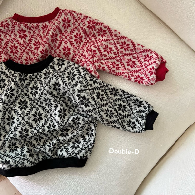 Doubled - Korean Children Fashion - #designkidswear - Snowflake Knit Tee - 7