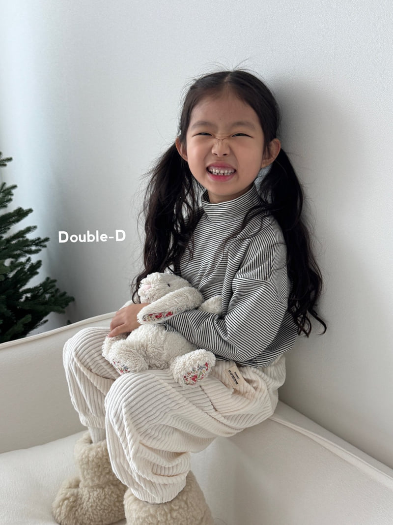 Doubled - Korean Children Fashion - #fashionkids - Choux Cream Turtleneck Tee