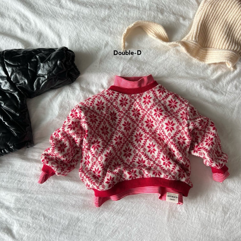 Doubled - Korean Children Fashion - #prettylittlegirls - Snowflake Knit Tee