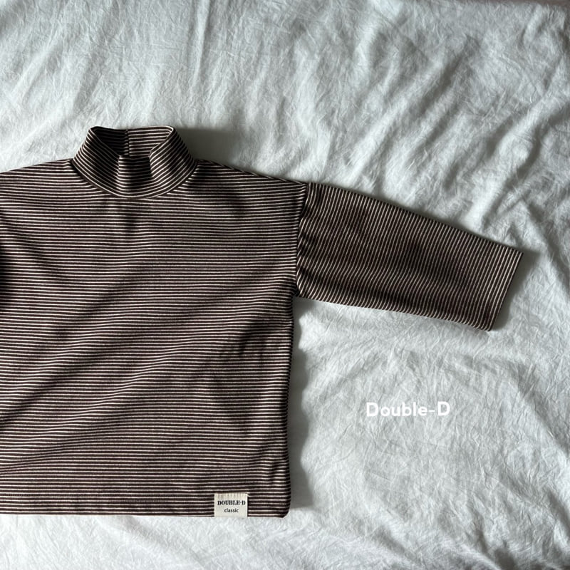 Doubled - Korean Children Fashion - #todddlerfashion - Choux Cream Turtleneck Tee - 10