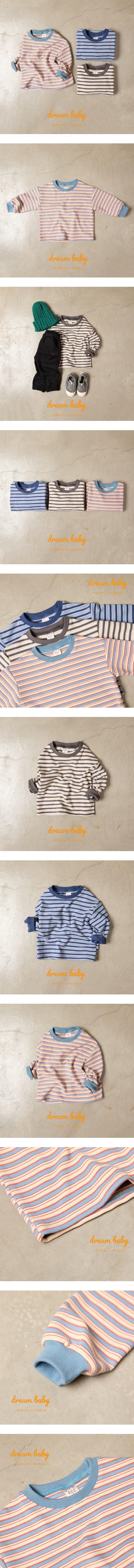 Dream Baby - Korean Children Fashion - #childofig - Rico Stripe Tee