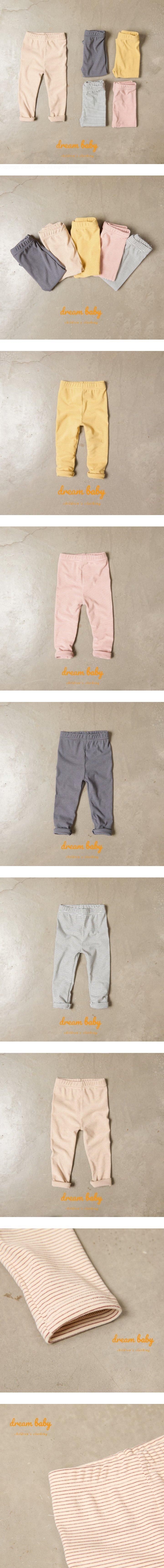 Dream Baby - Korean Children Fashion - #childrensboutique - Stripe Leggings
