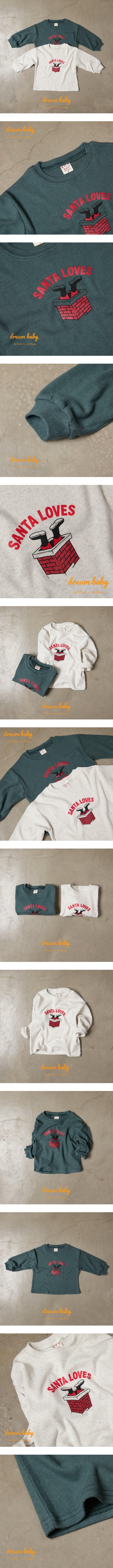 Dream Baby - Korean Children Fashion - #kidsshorts - Santa Tee