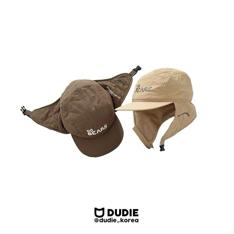 Dudie - Korean Children Fashion - #prettylittlegirls - Bear Border Cap - 4
