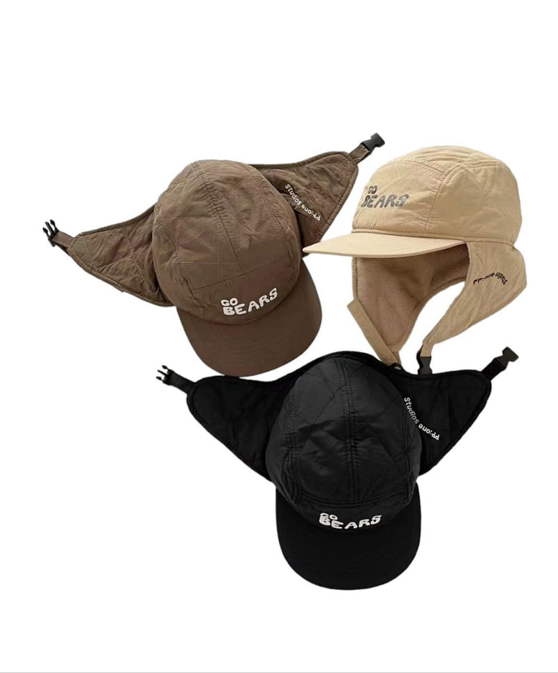 Dudie - Korean Children Fashion - #childofig - Bear Border Cap - 5