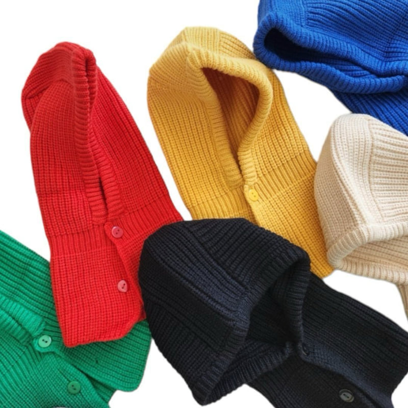 Dudie - Korean Children Fashion - #childrensboutique - Colorful Balaclava - 7