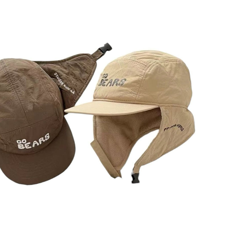 Dudie - Korean Children Fashion - #fashionkids - Bear Border Cap - 9