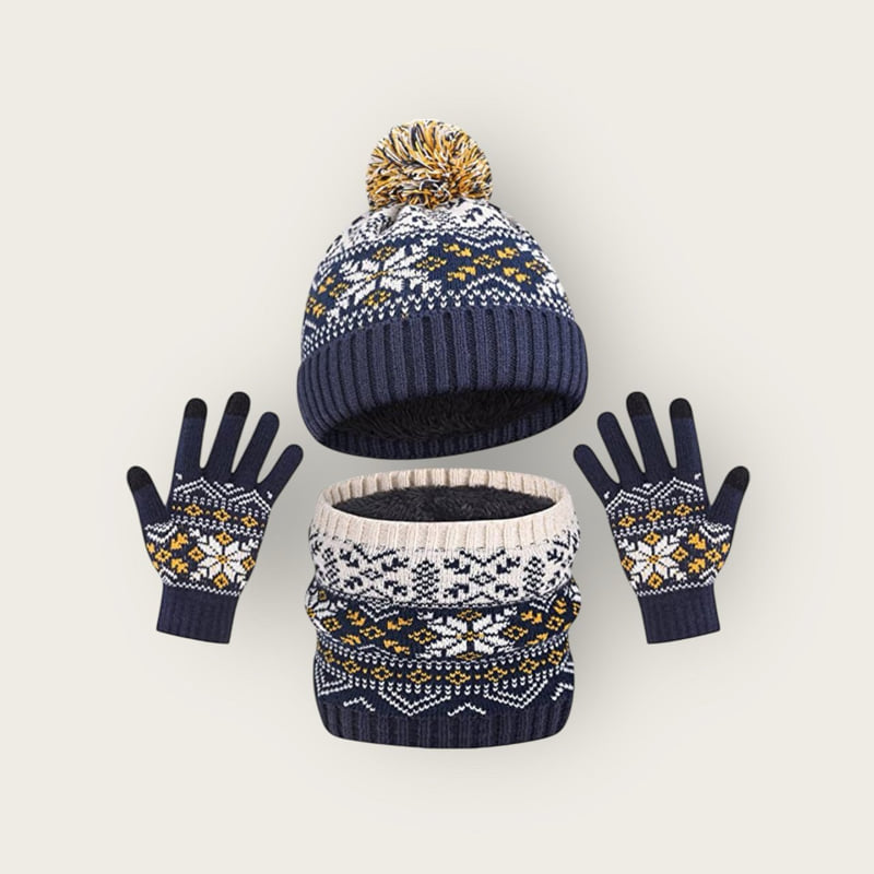 Dudie - Korean Children Fashion - #kidsshorts - Winter Set (set of 3) - 10