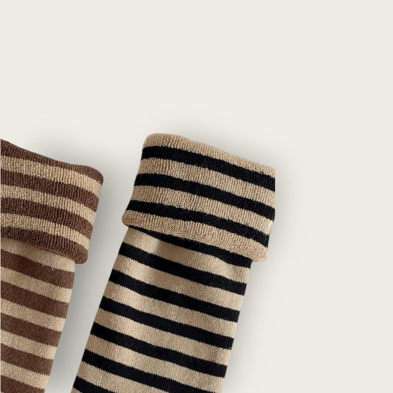 Dudie - Korean Children Fashion - #kidsstore - Thick Stripe Set - 11