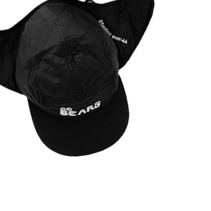 Dudie - Korean Children Fashion - #kidzfashiontrend - Bear Border Cap - 12