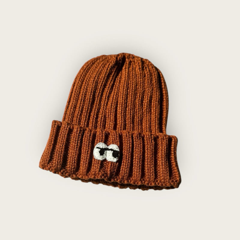 Dudie - Korean Children Fashion - #littlefashionista - Eyes Beanie - 10