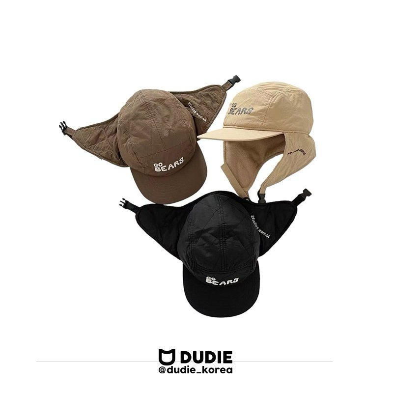 Dudie - Korean Children Fashion - #magicofchildhood - Bear Border Cap