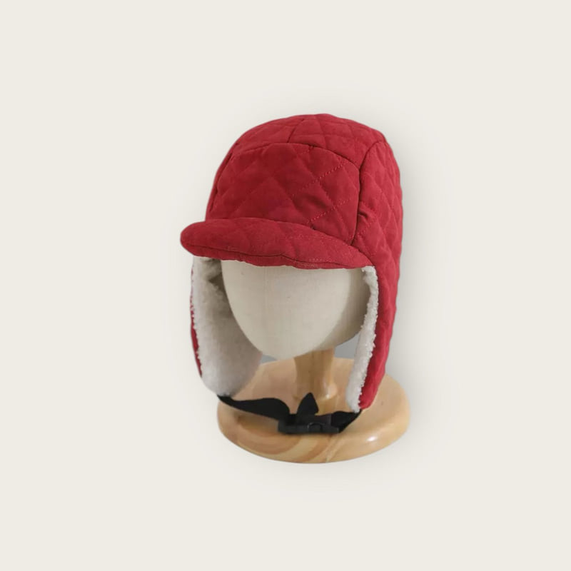 Dudie - Korean Children Fashion - #magicofchildhood - Quilted Earflap Cap - 4