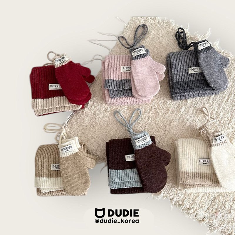 Dudie - Korean Children Fashion - #minifashionista - Color Mittens