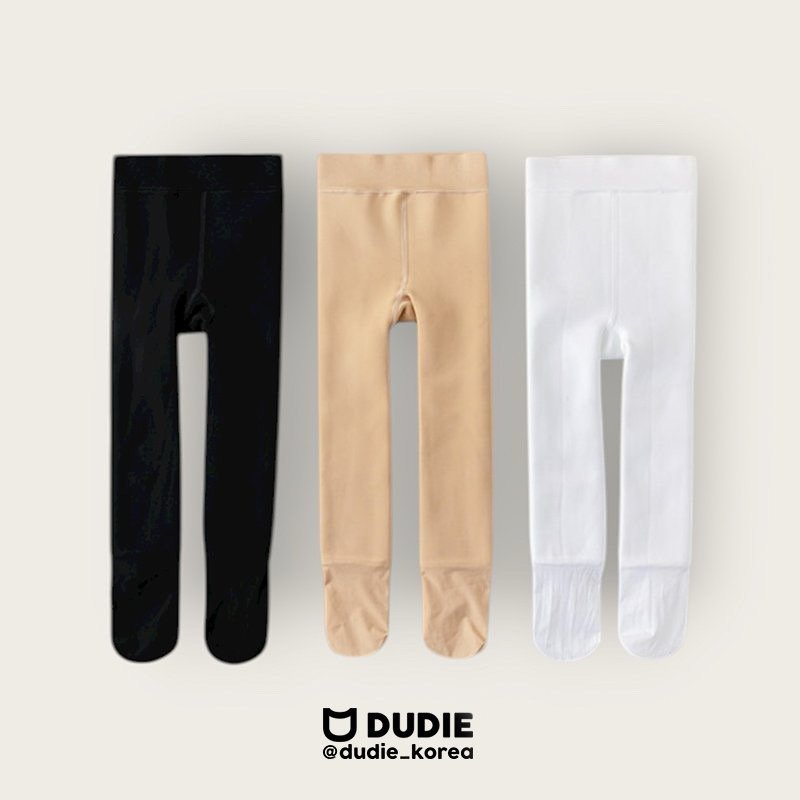 Dudie - Korean Children Fashion - #minifashionista - Fleece Tights