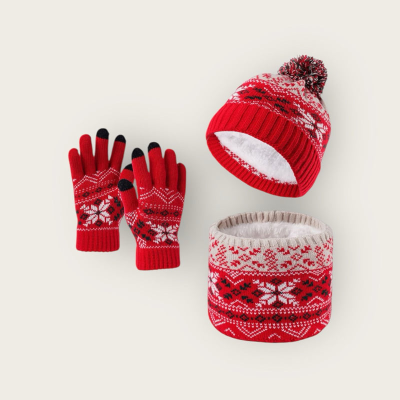 Dudie - Korean Children Fashion - #toddlerclothing - Winter Set (set of 3) - 4