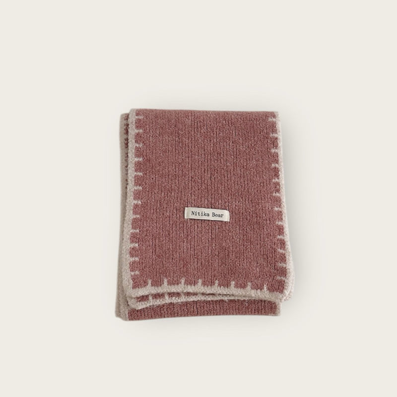Dudie - Korean Children Fashion - #stylishchildhood - Stitch Muffler - 11