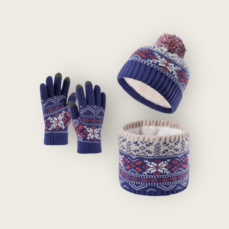 Dudie - Korean Children Fashion - #todddlerfashion - Winter Set (set of 3) - 2