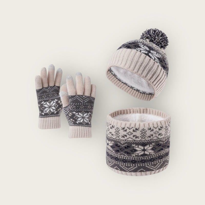 Dudie - Korean Children Fashion - #toddlerclothing - Winter Set (set of 3) - 3