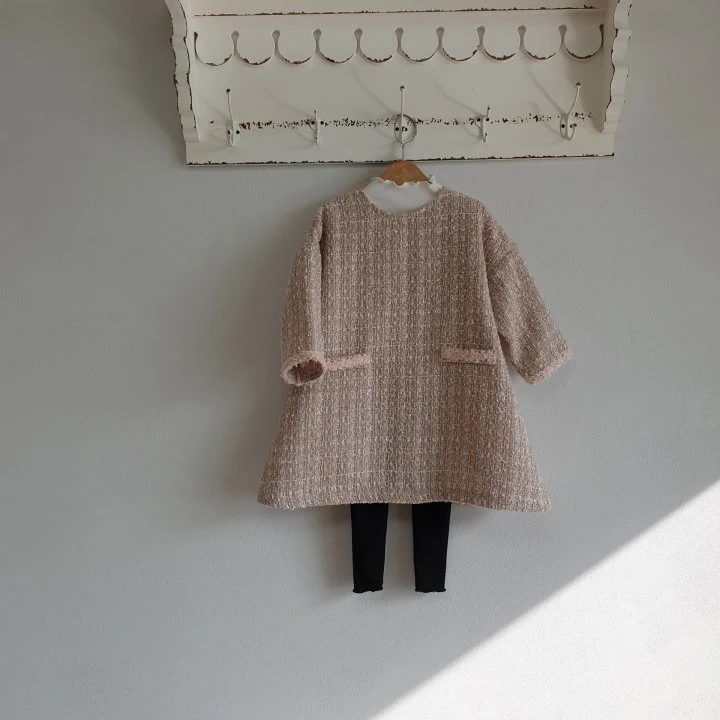 Eclair - Korean Children Fashion - #childofig - Cozy Tweed One-piece - 9