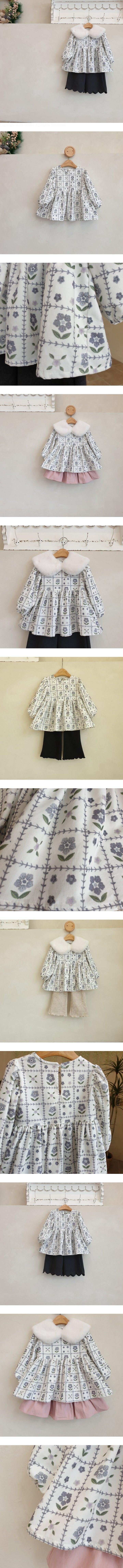 Eclair - Korean Children Fashion - #childofig - Pattern Sherbet Blouse - 2