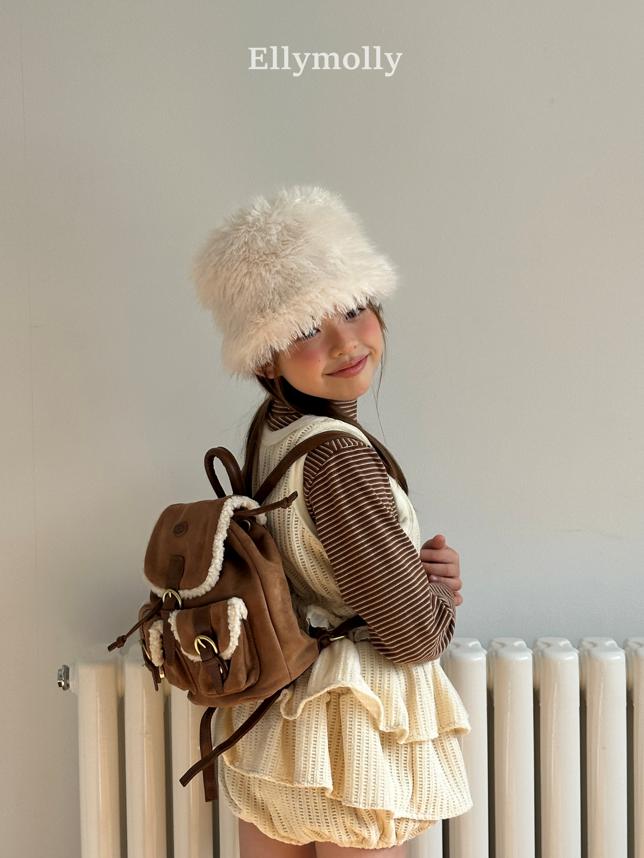 Ellymolly - Korean Children Fashion - #Kfashion4kids - Sherpa Backpack - 12