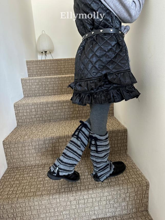 Ellymolly - Korean Children Fashion - #Kfashion4kids - Heat Stripe Warmer - 8