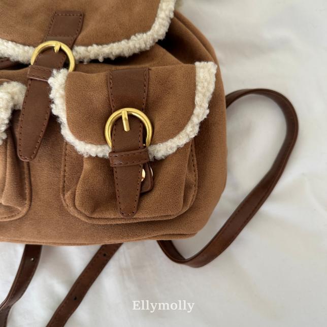 Ellymolly - Korean Children Fashion - #childofig - Sherpa Backpack - 4