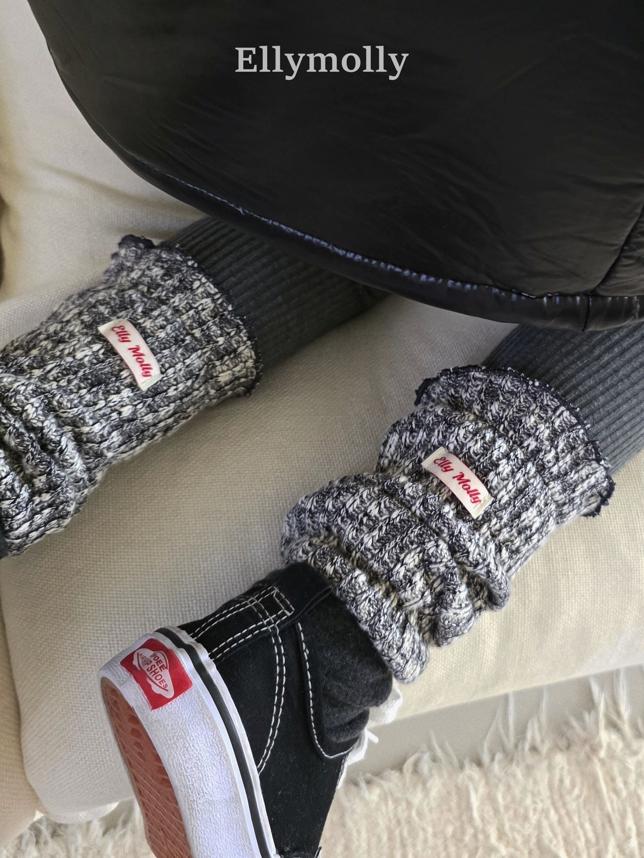 Ellymolly - Korean Children Fashion - #fashionkids - Ribbed Slub Socks - 9