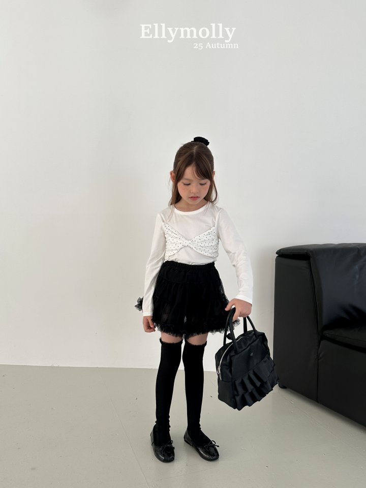 Ellymolly - Korean Children Fashion - #kidsshorts - Square Frill Bag - 10