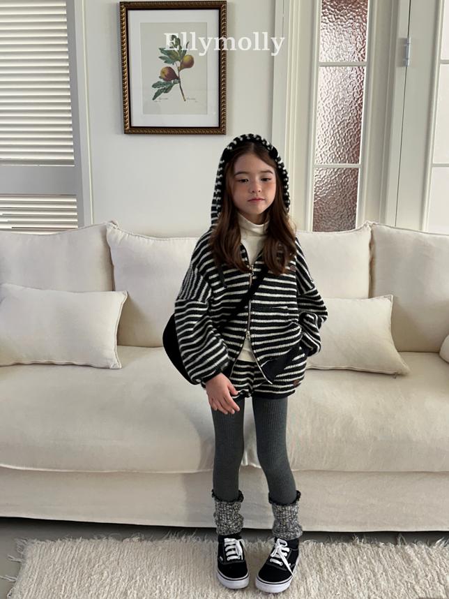 Ellymolly - Korean Children Fashion - #kidsstore - Ribbed Slub Socks - 11