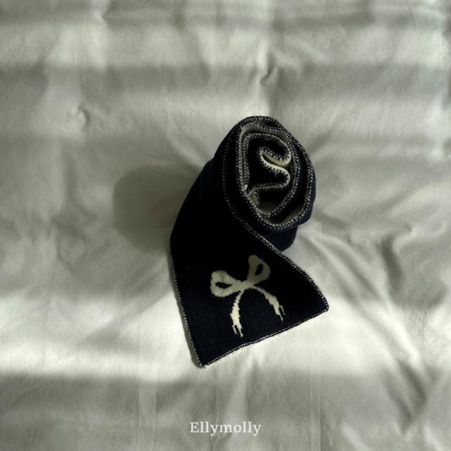 Ellymolly - Korean Children Fashion - #kidsshorts - Ribbon Muffler - 4