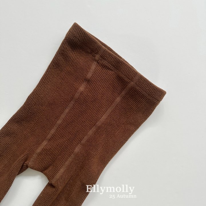 Ellymolly - Korean Children Fashion - #kidzfashiontrend - Fleece Basic Tights - 9