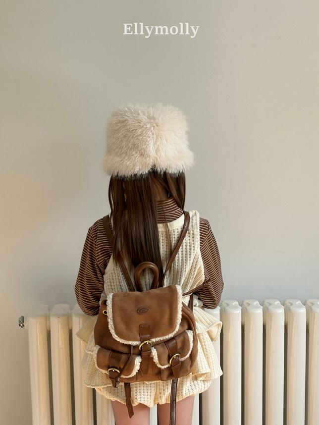 Ellymolly - Korean Children Fashion - #kidzfashiontrend - Sherpa Backpack - 11