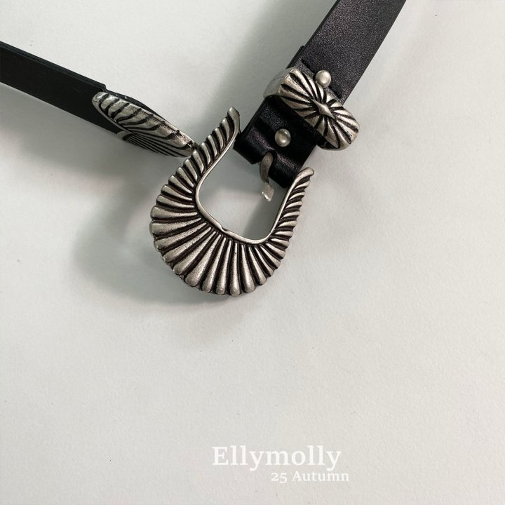 Ellymolly - Korean Children Fashion - #littlefashionista - Chrome Belt - 4