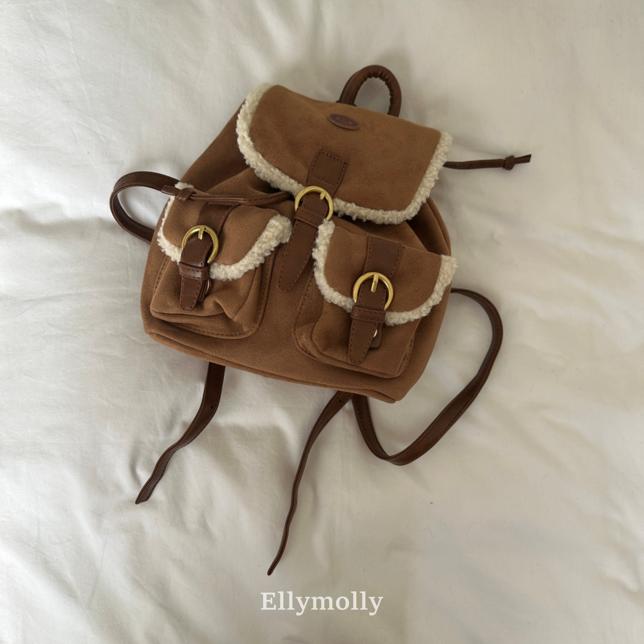 Ellymolly - Korean Children Fashion - #minifashionista - Sherpa Backpack