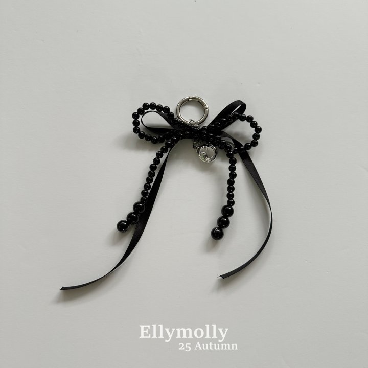 Ellymolly - Korean Children Fashion - #prettylittlegirls - Pearl Ribbon Keyring - 3