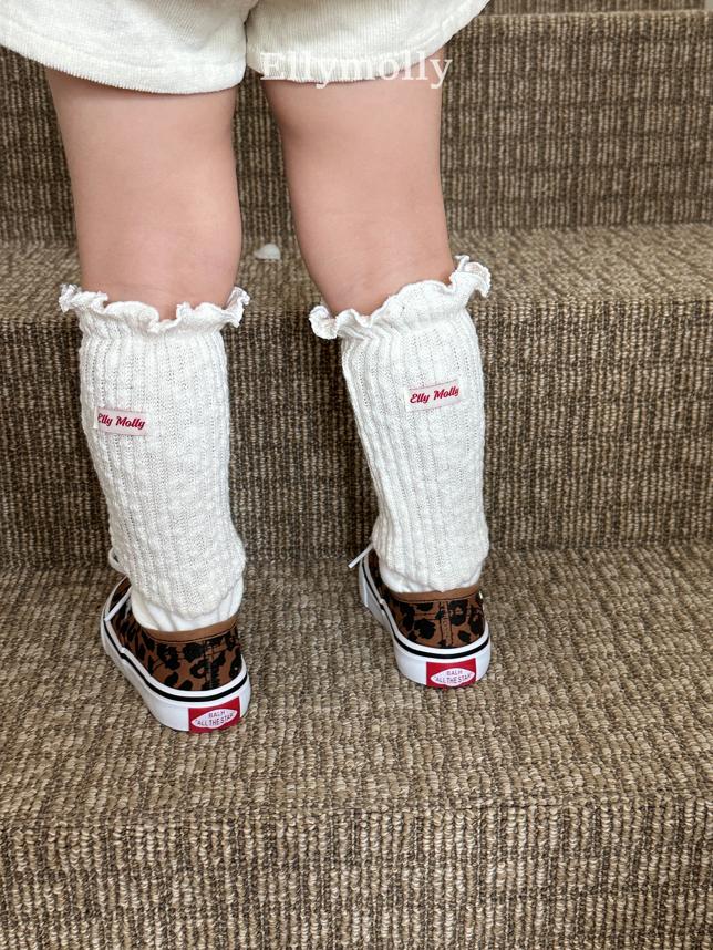 Ellymolly - Korean Children Fashion - #prettylittlegirls - Ribbed Slub Socks - 3