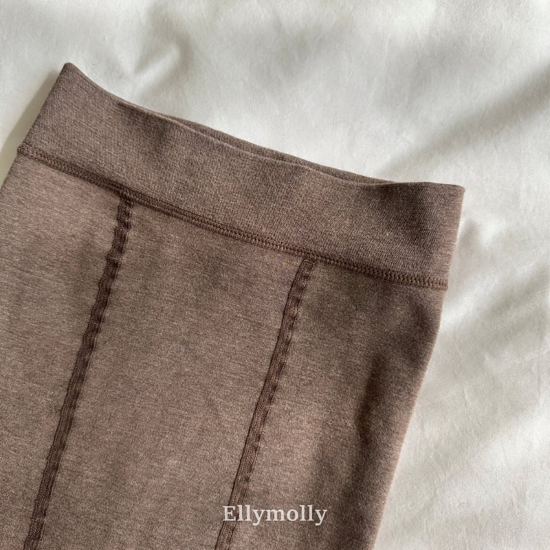 Ellymolly - Korean Children Fashion - #stylishchildhood - Fleece Basic Tights - 11