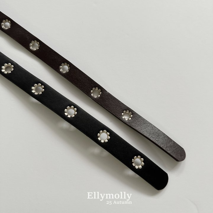 Ellymolly - Korean Children Fashion - #todddlerfashion - Flower Stud Belt - 7
