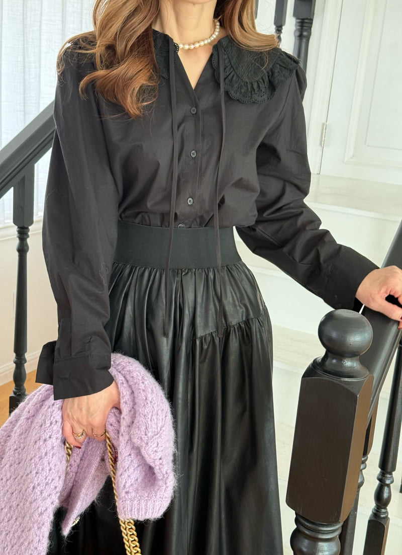 Elmu - Korean Women Fashion - #momslook - Bonnie Blouse - 7