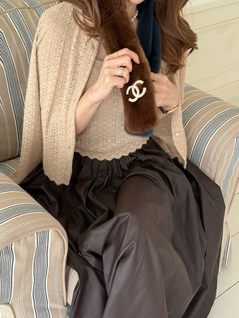 Elmu - Korean Women Fashion - #momslook - Ruby Cardigan Set - 10