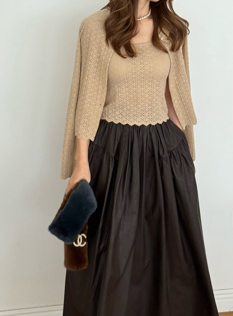 Elmu - Korean Women Fashion - #momslook - Ruby Cardigan Set - 8