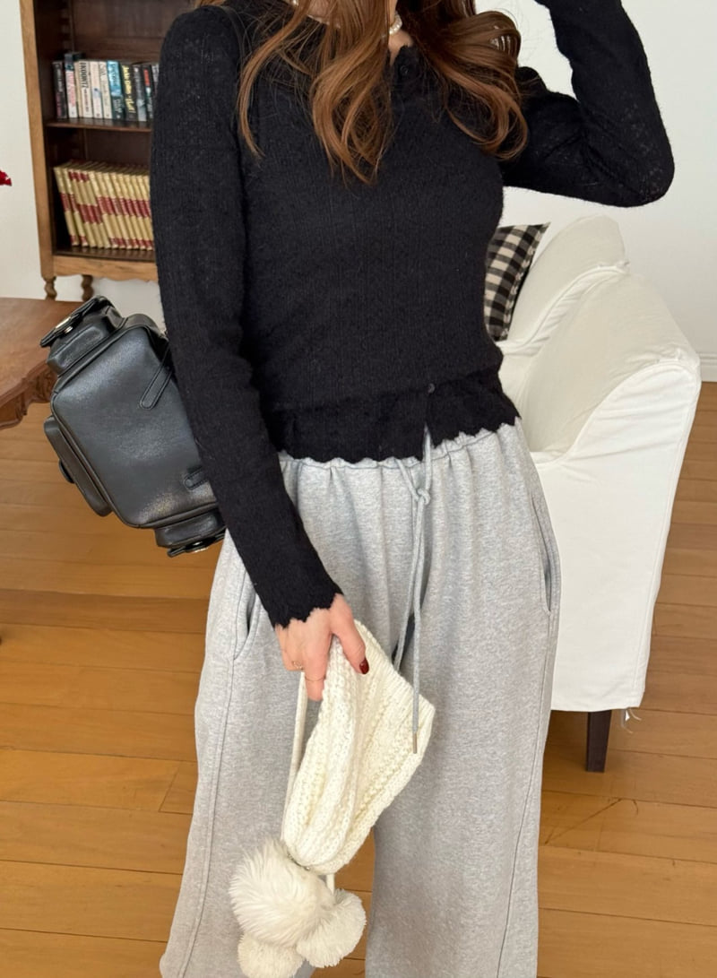 Elmu - Korean Women Fashion - #thatsdarling - Ruby Cardigan Set - 2