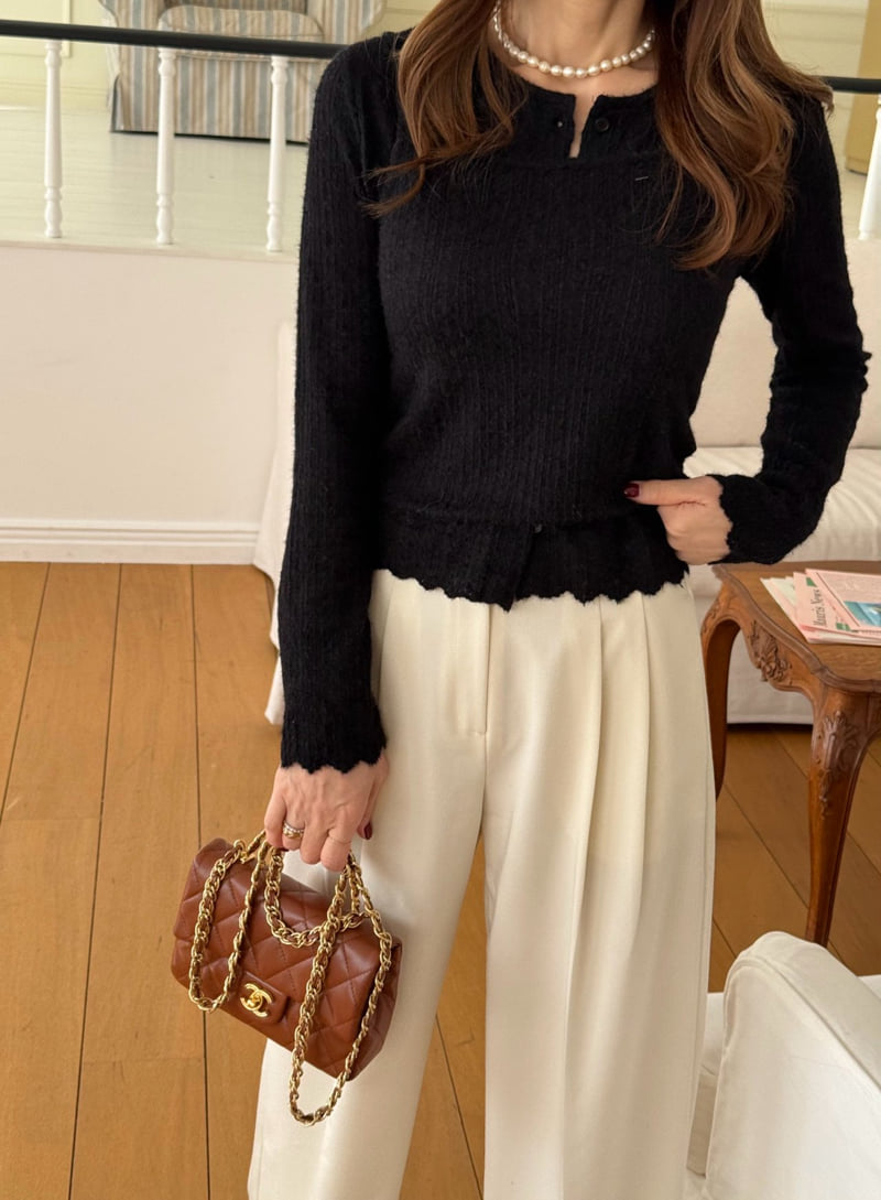 Elmu - Korean Women Fashion - #thelittlethings - Ruby Cardigan Set - 3