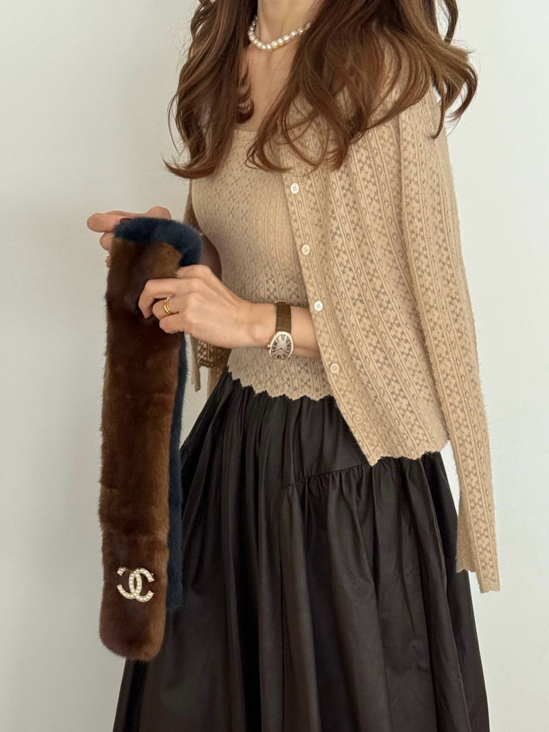 Elmu - Korean Women Fashion - #womensfashion - Ruby Cardigan Set - 9